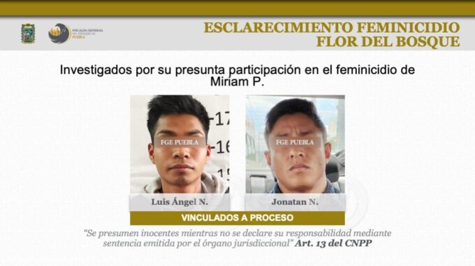 procesados, sentencia, feminicidio, Miriam