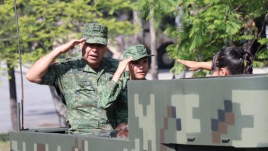 Diego Enrique, XXV Zona Militar, Soldado por un Día, discapacidad, uniforme militar, feliz, emocionado, ceremonia, CRIT, honores a la bandera, Secretaría de la Defensa Nacional