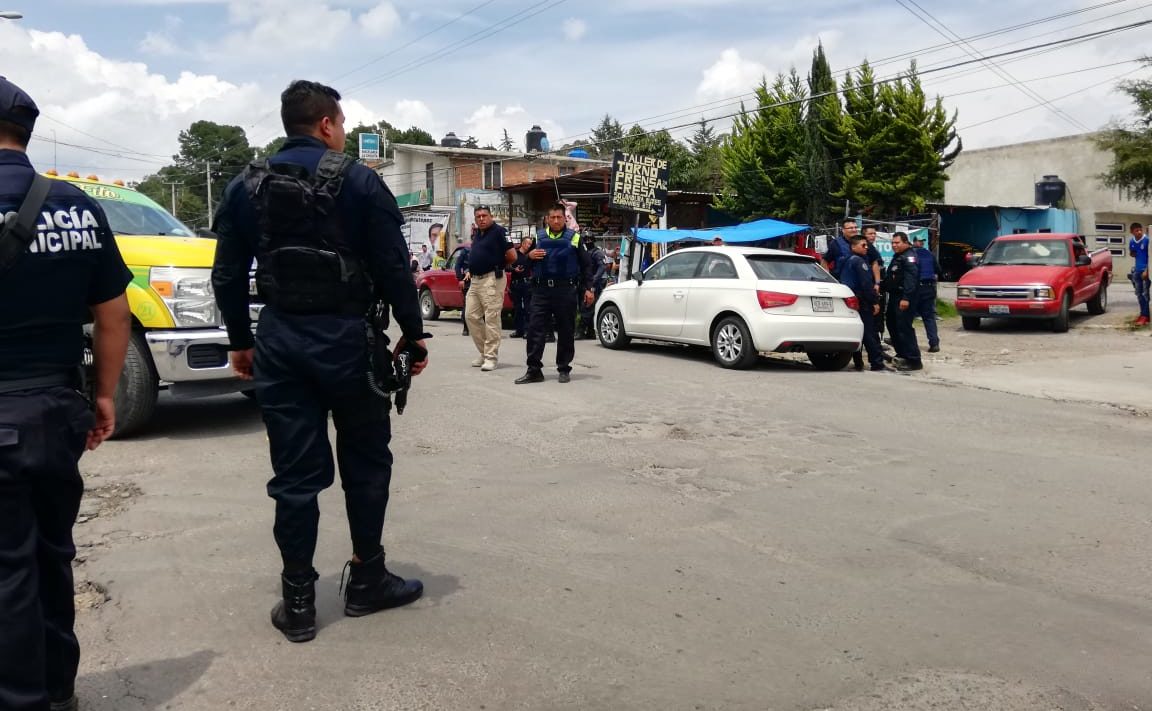 Santa María Xonacatepec, Policía Municipal, revisión, golpeado, detenido, SSPTM