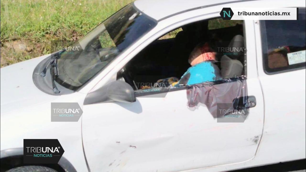 Automovilista, asesinado, disparos, baleado, cabeza, rostro, móvil del crimen, Estado de México, paramédicos, Policía Municipal, Policía Federal