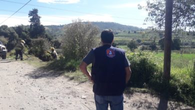 fuga de gas, San Martín Texmelucan, Pemex, Sedena, SSP Estatal, terrenos de cultivo, Protección Civil Estatal