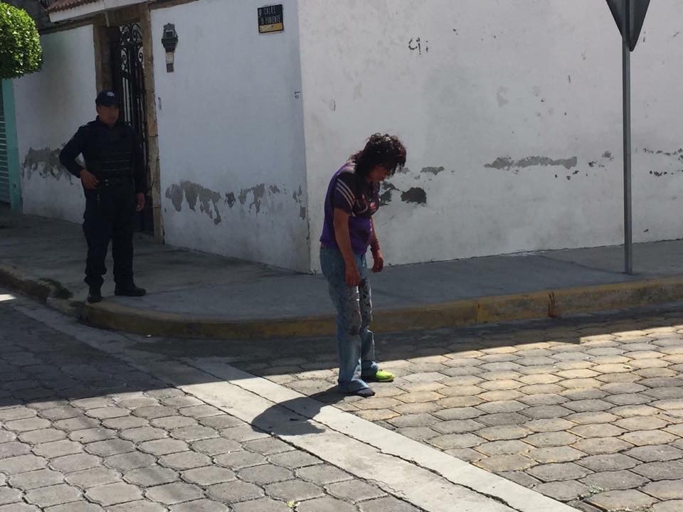 sustancias prohibidas, Tehuacán, golpear, Paramédicos, fuga, uniformados municipales, intoxicado, cuchillo