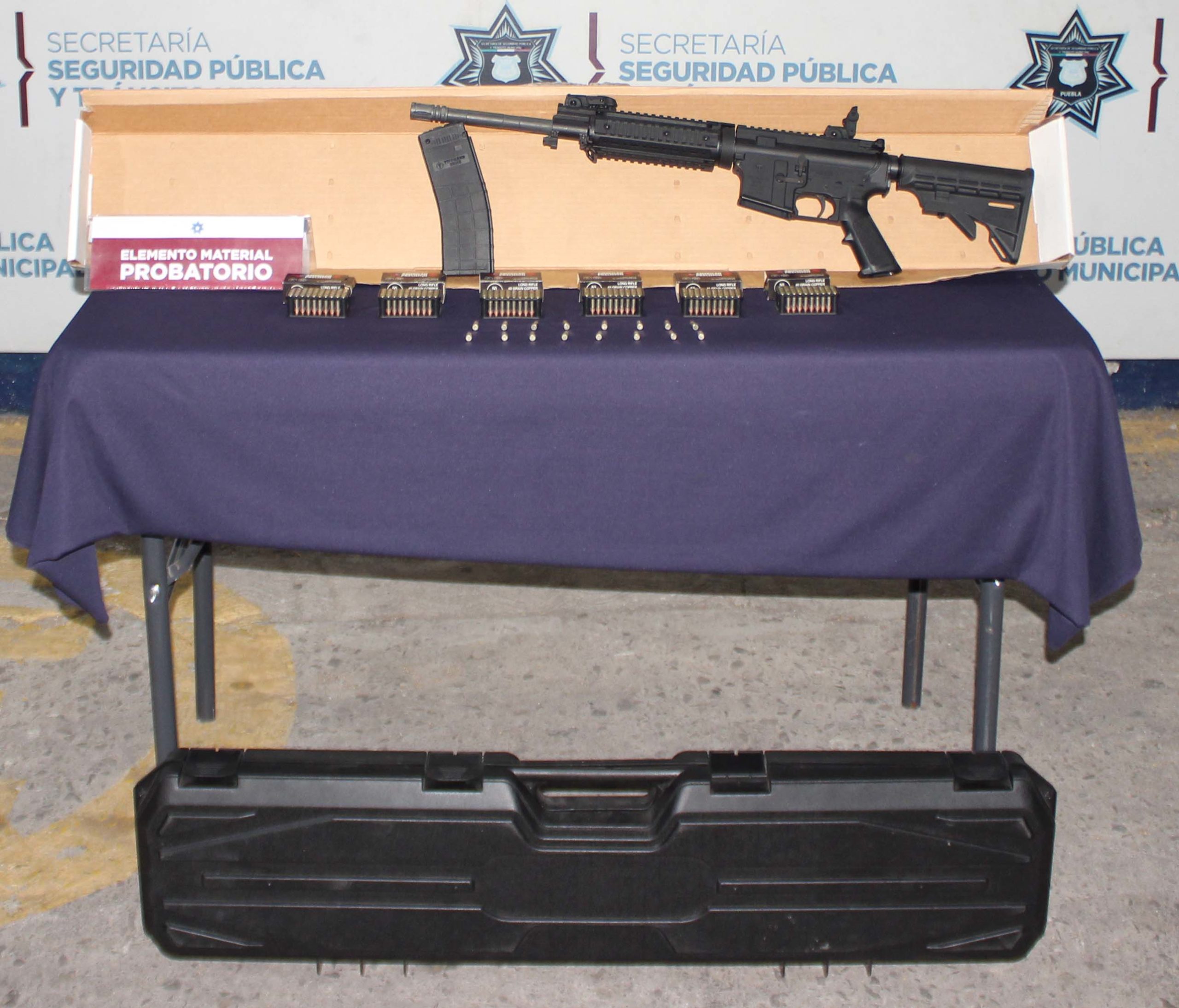 Secretaría de Seguridad Ciudadana, Las Cuartillas, La Pedrera, Hummer, fusil AR-15, cartuchos, Ministerio Público