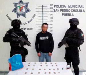 Grupo Táctico, Fiscalía General del Estado, droga, Tránsito Municipal, polvo granulado, narcomenudistas