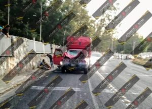 motociclista, bulevar Cadete Vicente Suárez, choque, tope, camioneta, muerto, lesionados, Código Rojo, Nota Roja, Puebla, Noticias