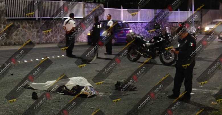 motociclista, bulevar Cadete Vicente Suárez, choque, tope, camioneta, muerto, lesionados, Código Rojo, Nota Roja, Puebla, Noticias