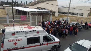 Balacera, San Martín Texmelucan, secundaria técnica número 61, jornada escolar, seguridad, paramédicos, Uniformados municipales