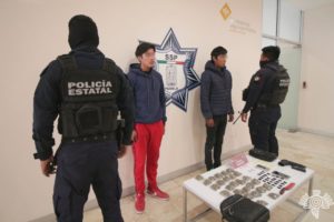 narcomenudeo, Guadalupe Hidalgo, detenidos, drogas, arma de juguete, SSP, Código Rojo, Nota Roja, Puebla, Noticias