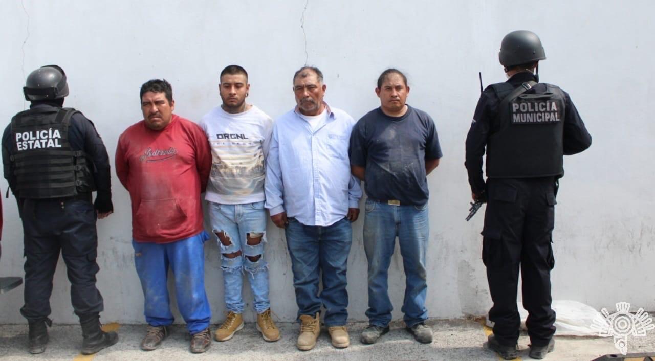 El Loco Tellez, detenidos, banda delictiva, miembros, San Martín Texmelucan, droga, robo de hidrocarburo, secuestro, homicidio, Código Rojo, Nota Roja, Puebla, noticias