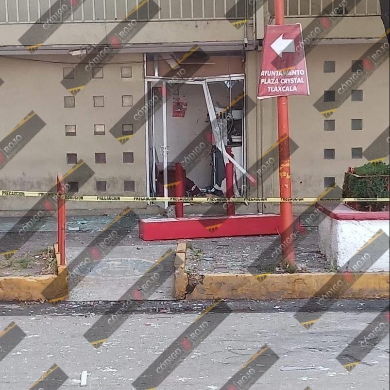 Cajero automático, San Martín Texmelucan, explosivo, casero, dinero, Código Rojo, Nota Roja, Puebla, Noticias