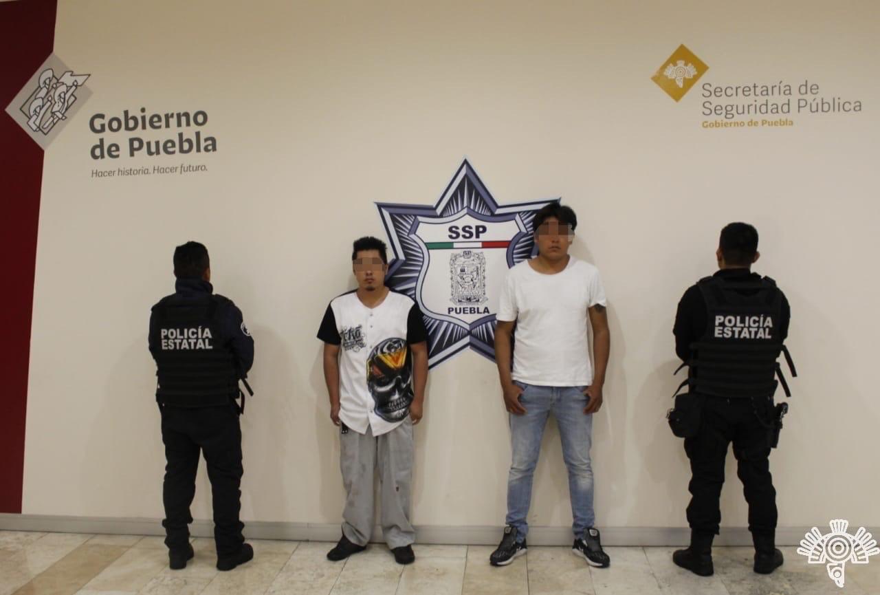 detenidos, San Baltazar Campeche, SSP, Policía Estatal, droga, celular, marihuana, Código Rojo, Nota Roja, Puebla, Noticias