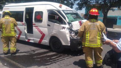 choque, vial, camioneta, repartidora, gas, combi, lesionados, Protección Civil, Código Rojo, Nota Roja, Puebla, Noticias