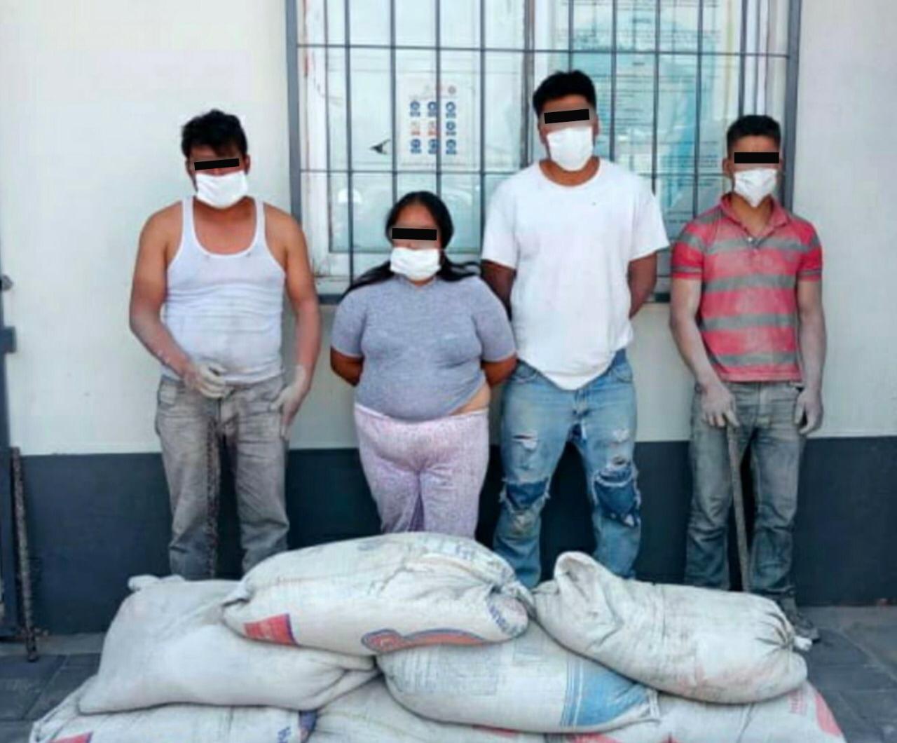 saqueo tren, Tepeaca, detenidos, cemento, Cemex, bultos, Código Rojo, Nota Roja, Puebla, Noticias