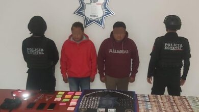 La Patrona, detenidos, miembros, banda delictiva, El Grillo, Amalucan, Código Rojo, Nota Roja, Puebla, Noticias