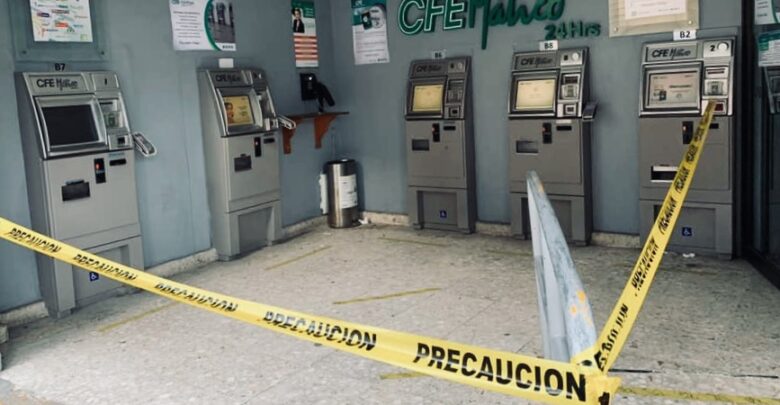 CFE, robo, cajeros automáticos, Tehuacán, CFE, fuga, Código Rojo