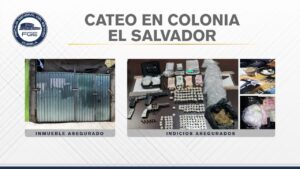 detenido, cateo, colonia El Salvador, FGE, prisión preventiva, marihuana, dinero, efectivo, arma, Código Rojo