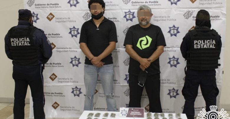 marihuana, Santiago Momoxpan, detenidos, falsificación de documentos, red social, USB, envoltorios, Código Rojo
