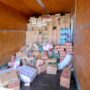 GN y SSC recuperan alrededor de 15 toneladas de abarrotes presuntamente robados en Puebla