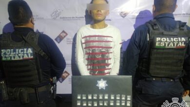 Policía Estatal, narcomenudista, Tepexi de Rodríguez, droga, “Juanísimo”, “Flash”, polvo blanco, cocaína