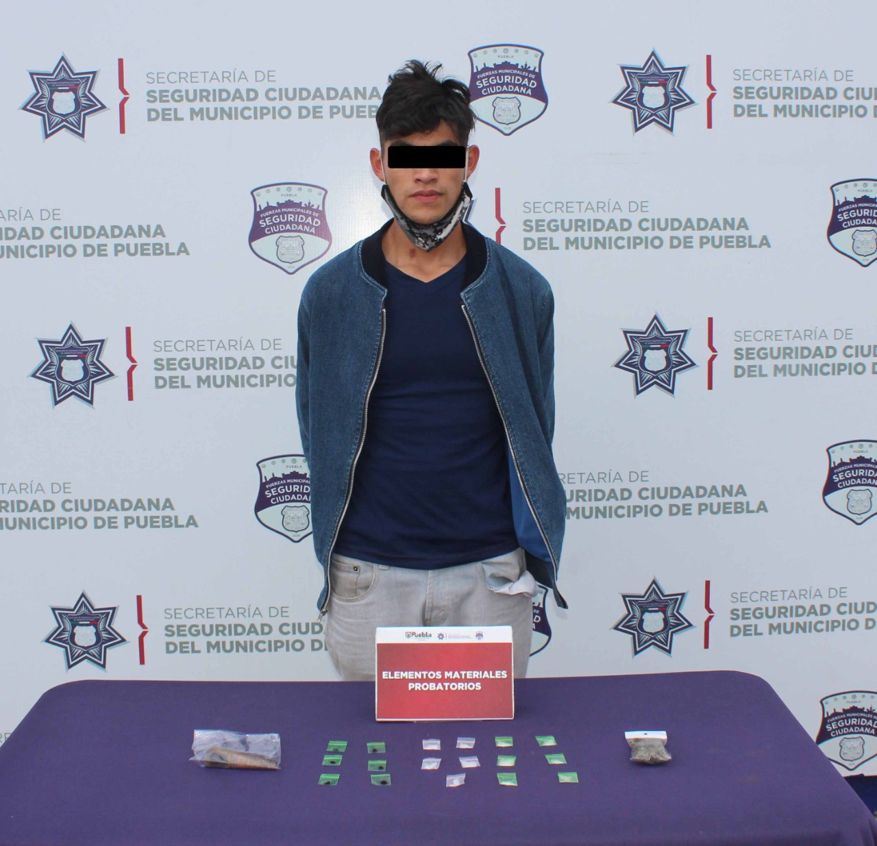 SSC, delitos contra la salud, Puebla, Ministerio Público, heroína, marihuana, Central de Abasto