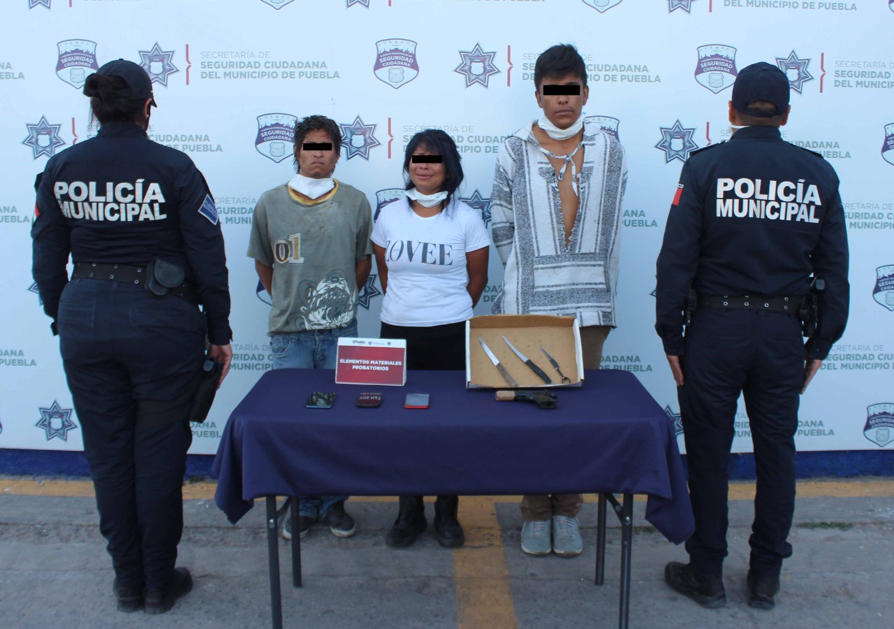 robo, transeúnte, celulares, detenidos, ssc, tres, hombres, menor de edad, código rojo, san pablo xochimehuacan