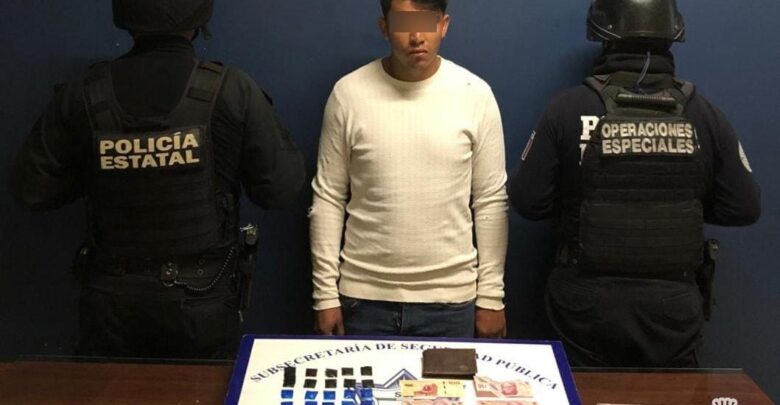santiago momoxpan, detenido, narcovendedor, drogas, cocaína, san pedro cholula, código rojo