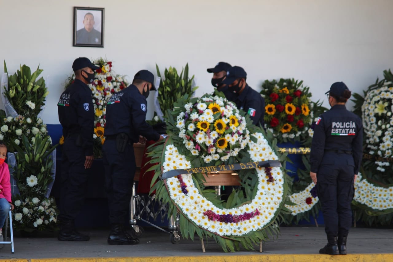 Homenaje, comandante, Pedro Sánchez Lima, emboscada, Jolalpan, ceremonia, SSP, aplausos,
