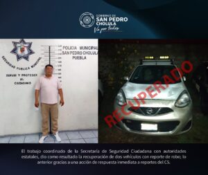 SSC, San Pedro Cholula, reporte de robo, Fiscalía General del Estado, conductores, C5, Nissan March, Honda Civic ,