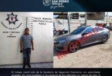 SSC, San Pedro Cholula, reporte de robo, Fiscalía General del Estado, conductores, C5, Nissan March, Honda Civic ,
