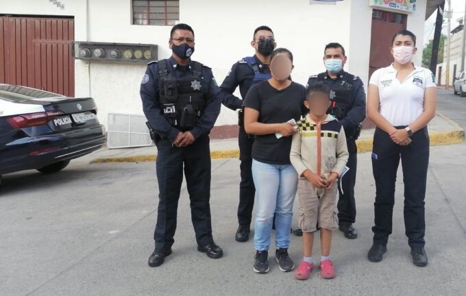 menor de edad, localizado, ileso, ssc, policía municipal, código rojo