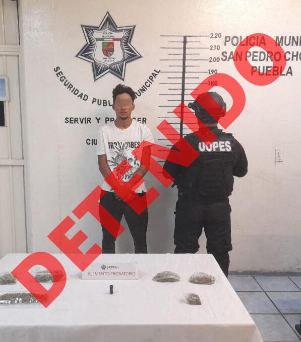 santiago momoxpan, narcomenudista, detenido