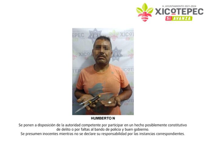 ladrón, vehículos, detenidos, Xicotepec