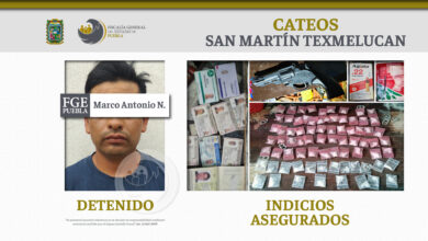 San Martín Texmeluca, vehículos, aseguramiento, drogas, FGE, detenido, cateos
