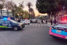 avenida Juárez, choque, volcadura, Paseo Bravo