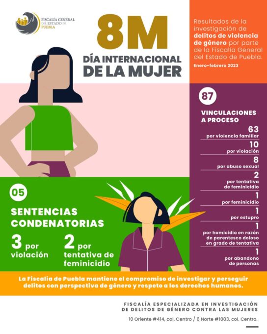 violencia de género, Día Internacional de la Mujer, FGE, investigación