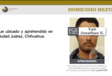 Meztli Sarabia, homicida, detenido, Ciudad Juárez