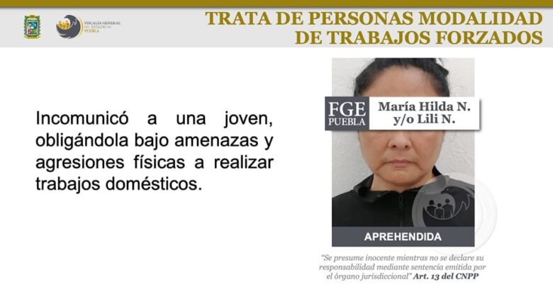 María Hilda, detenida, trata de personas, maltrato