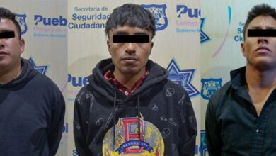 Los Huescas, detenidos, robo de vehículo, arma de fuego