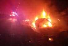 autopista México-Puebla, incendio, Protección Civil, redes sociales