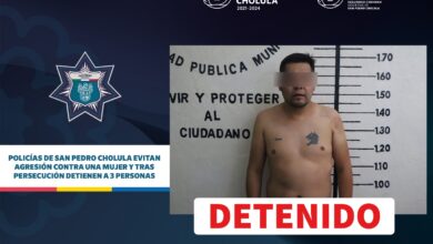 San Pedro Cholula, San Pedro Cholula, Policía Municipal, detenidos