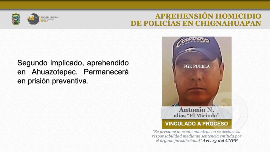 Chignahuapan, detenidos, homicidio, FGE