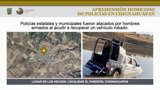 Chignahuapan, detenidos, homicidio, FGE