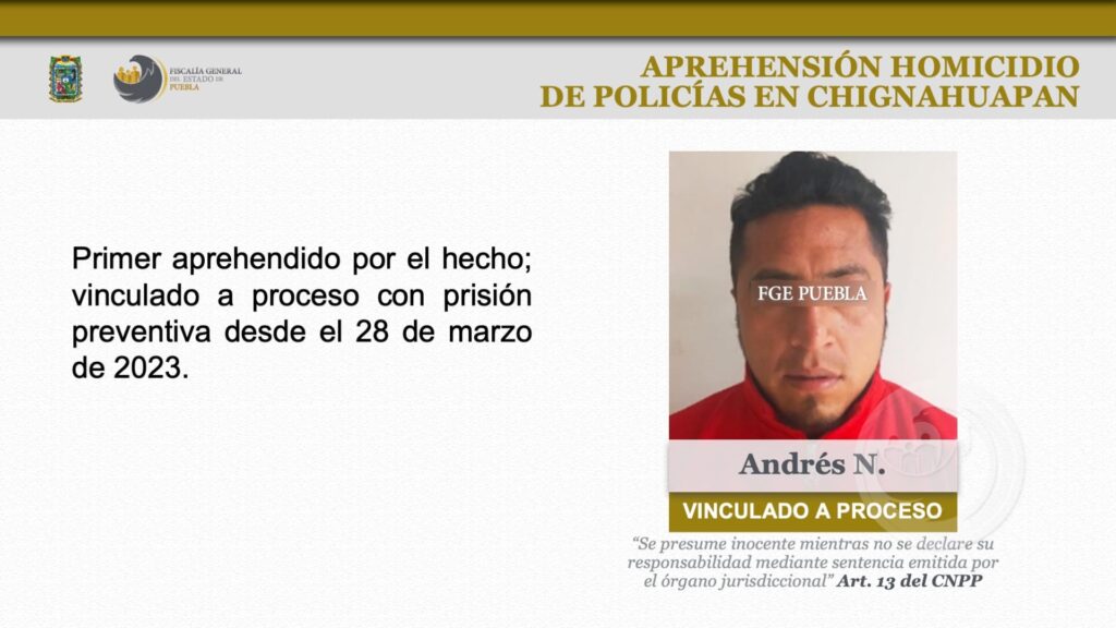 Chignahuapan, detenidos, homicidio, FGE