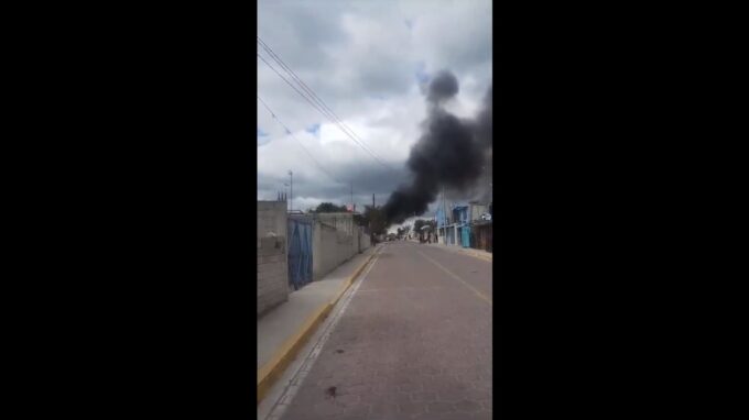 Tecali de Herrera, colchones, vecinos de la zona, bomberos