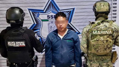 narcovendedor, SSP Puebla, Secretaría de Marina, aprehendido