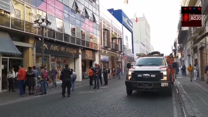 olor, gas LP, Centro Histórico de Puebla, Protección Civil