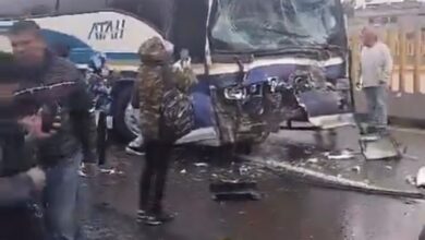 accidente, México-Puebla, autobuses