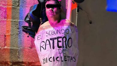 San Andrés Cholula, detenido, robo de bicicleta, poste