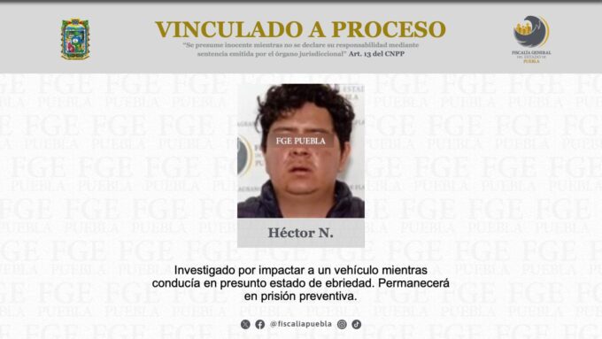 Periférico Ecológico, detenido, vinculado a proceso, Ministerio Público