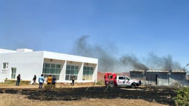 Hospital General de Tepeaca, Secretaría de Salud, incendio, bomberos